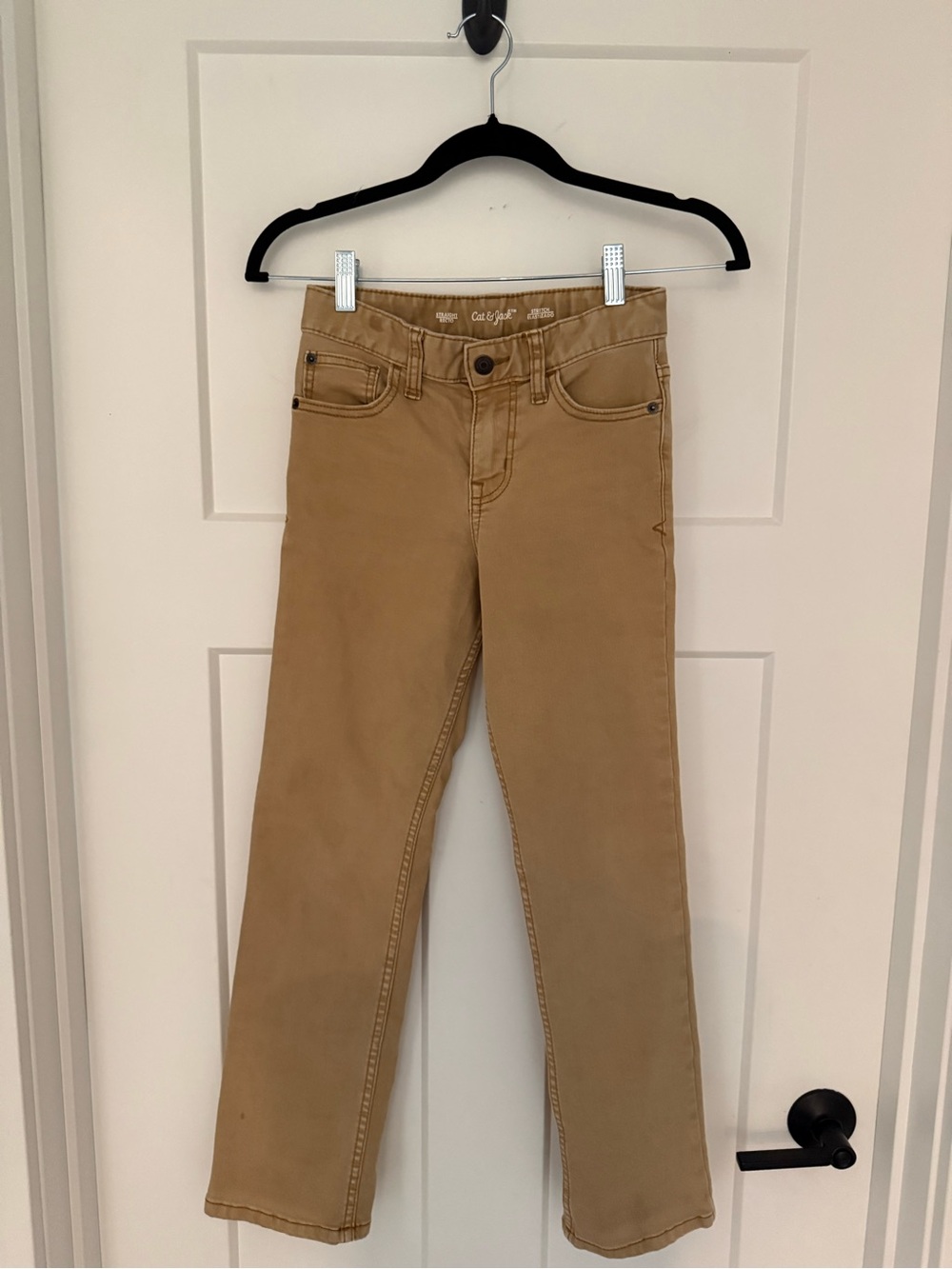 Cat & Jack Tan Straight-Leg Kids Pants